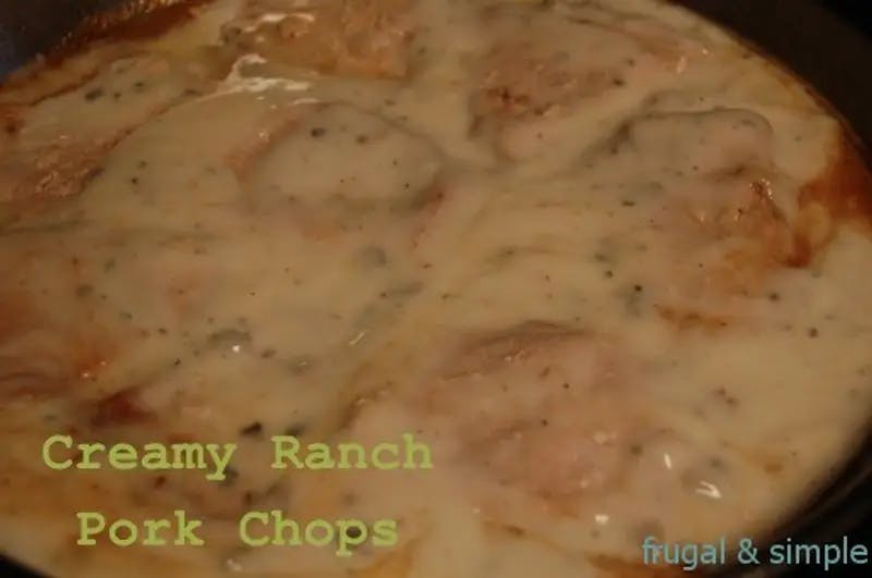 Creamy Ranch Porkchops